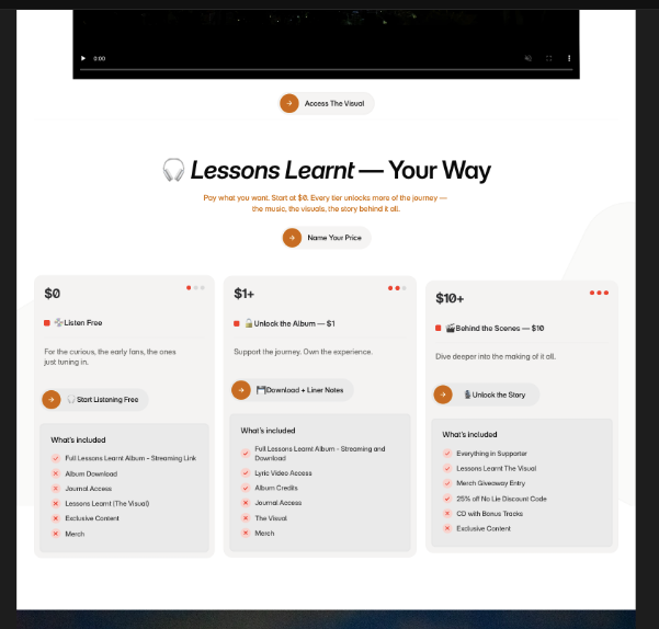 Lessons Learnt – Tiered Access