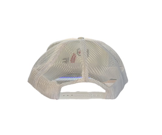 NO LIE TRUCKER HAT - WHITE/BLACK/RED