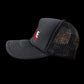NO LIE TRUCKER HAT - BLACK/WHITE/RED