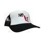 NO LIE TRUCKER HAT - BLACK/WHITE/BLACK/RED
